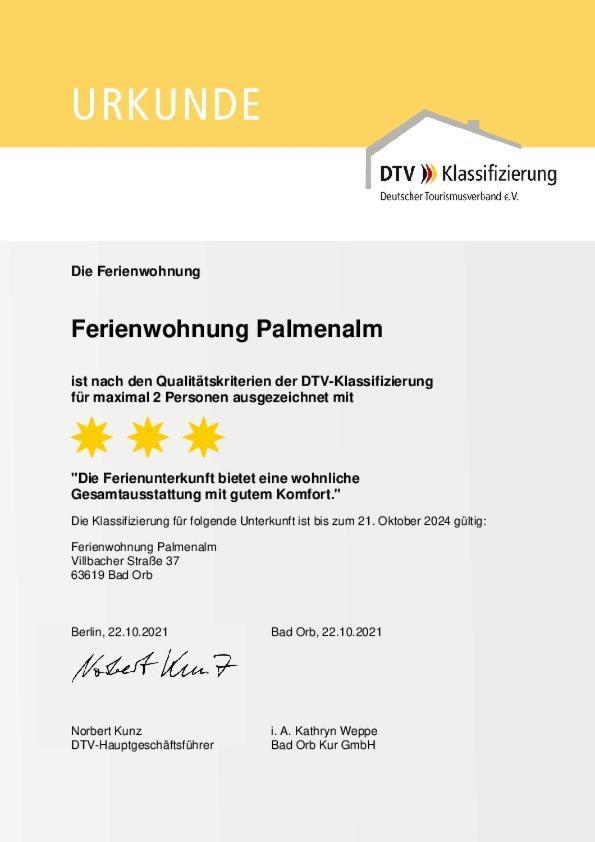 Ferienwohnung Palmenalm Bad Orb Exteriér fotografie